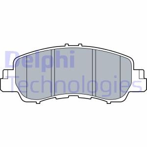 Комплект гальмівних колодок з 4 шт. дисків Delphi LP3571