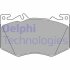 Комплект гальмівних колодок з 4 шт. дисків Delphi LP3620 (фото 1)