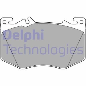 Комплект гальмівних колодок з 4 шт. дисків Delphi LP3620