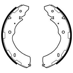 Комплект гальмівних колодок з 4 шт. барабанів Delphi LS2064