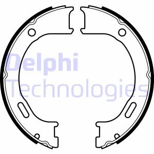 Комплект гальмівних колодок з 4 шт. барабанів Delphi LS2076