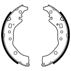 Комплект гальмівних колодок з 4 шт. барабанів Delphi LS2079