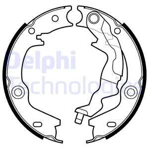 Колодки гальмівні барабанні (комплект 4 шт) Delphi LS2161