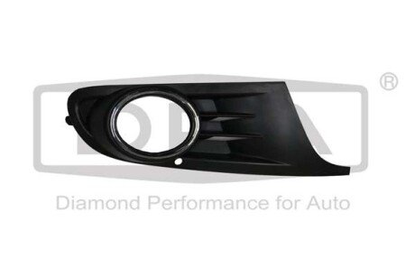 Решетка противотуманной фары с отверстием правая VW Golf VI (5K1) (08-13) DPA 88531235802
