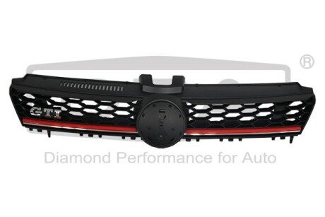 Решетка радиатора без эмблемы GTI с красной полосой VW Golf VII (5G1, BQ1, BE1, BE2) (12-) DPA 88531537802