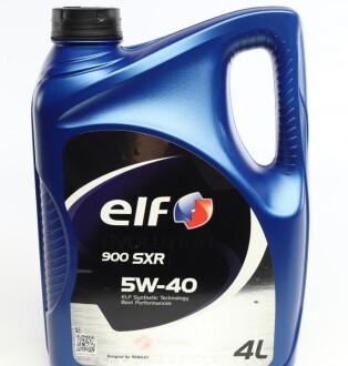 Олива 5W40 Evolution 900 SXR (4L) (ACEA A3/B4/API SM/RN 0700/RN 0710) (opt-om) ELF 213914