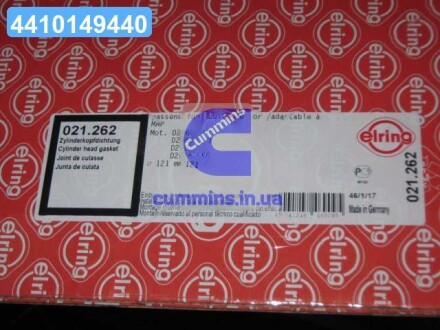 Прокладка головки блока цилиндра MAN D2066LF/LOH/LUH (6 CYL) ME ELRING 021.262