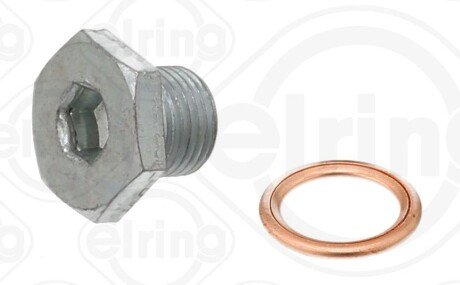 Болт зливу оливи + шайба Citroen Berlingo/Jumper/Jumpy/Peugeot Boxer/Expert/Partner 96- (M14x (opt-om) ELRING 877.950
