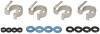 Комплект уплотнительных колец, топливная форсунка на 4 форсунки FORD 1,6 EcoBoost 10- ELRING 939.100 (фото 1)