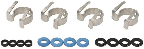 Комплект уплотнительных колец, топливная форсунка на 4 форсунки FORD 1,6 EcoBoost 10- ELRING 939.100