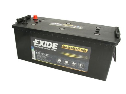 Акумулятор 140Аh(1600wh)-12v GEL (513х223х223), полярність зворотня (3),EN900 гелевий EXIDE ES1600