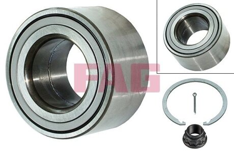 Підшипник призначений для монтажу на маточину, роликовий, з елементами монтажу.. FAG 713 6187 60