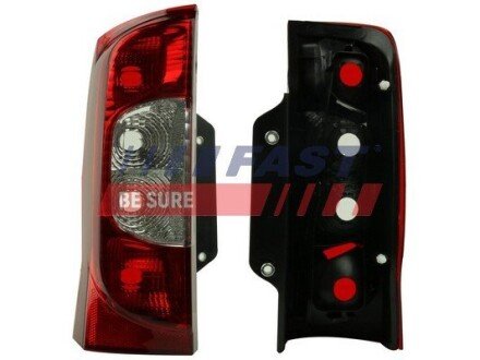 Ліхтар лівий без плати Fiat Fiorino (07-) FAST FT86381