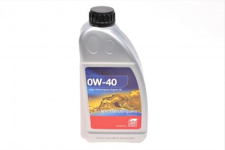 Олива моторна FEBI 0W-40 (Каністра 1л) FEBI BILSTEIN 101140
