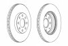 Диск гальмівний ПЕРЕДН FIAT GRANDE PUNTO IV 9/05- GRANDE PUNTO VAN 9/05-,OPEL CORSA D 7/06- CORSA D VA -ua FERODO DDF1304 (фото 2)