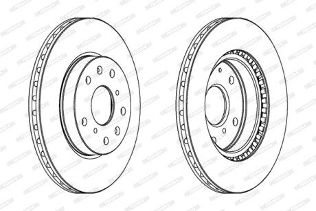 Диск гальмівний FERODO DDF1620C