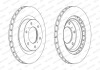 Диск тормозной ПЕРЕДН С ПОКРЫТИЕМ MITSUBISHI PAJERO IV 3.2 3.8 07- FERODO DDF1757C (фото 1)