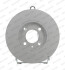 Диск гальмівний ПЕРЕДН VW UP 1.0 SKODA CITIGO 1.0 SEAT MII 1.0 2011- -ua FERODO DDF2184C (фото 1)
