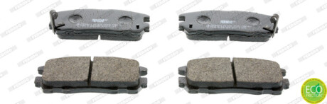 Колодки тормозные дисковые задние ISUZU PICKUP,APV,D-MAX,TROOPER,VEHICROSS 2.3-3.2I 94.08-,02.07- FERODO FDB1017