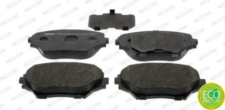 Колодки гальмівні дискові ПЕРЕДН TOYOTA RAV4 ACA20W/21W/ZCA25W/26W 00-05 -ua FERODO FDB1514