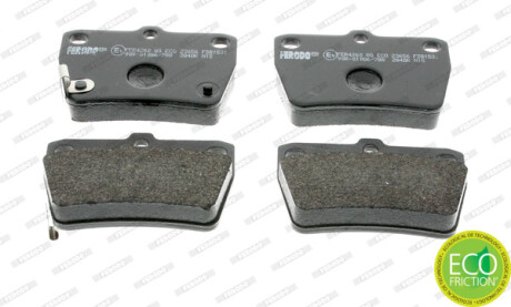 Колодки гальмівні дискові ЗАДН TOYOTA RAV4 1.8VVTI 01-,2.0D-4D 01-,2.0VVTI 00- -ua FERODO FDB1531