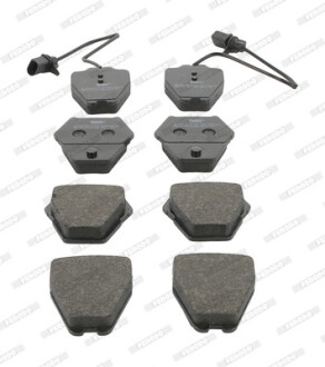 Колодки тормозные дисковые передние AUDI A4/A6/ALLROAD 02.1999- FERODO FDB1709