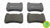 Колодки тормозные дисковые передние MB C-CLASS(W203) 180-320 00- FERODO FDB1907 (фото 1)