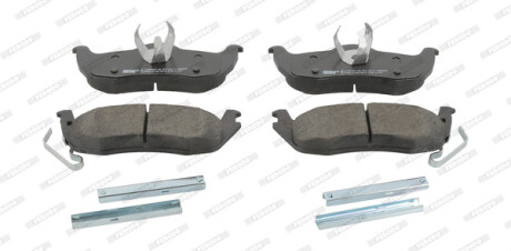 Колодки тормозные дисковые (комплект 4 шт) ЗАДН JEEP GRAND CHEROKEE III 3.7V6,4.7V8,5.7V8,3.0CRD 05-,CO FERODO FDB4075
