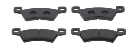 Колодки гальмівні дискові ПЕРЕДН MICRO CAR MC1/MC2 505 CC 01-08 -ua FERODO FDB4386