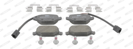 Колодки тормозные дисковые задние FIAT LINEA (323) 1.4/ 1.4 T-JET/ 1.6/ 1.9 16V/ 1.3 D MULTJET 06/07- FERODO FDB4692