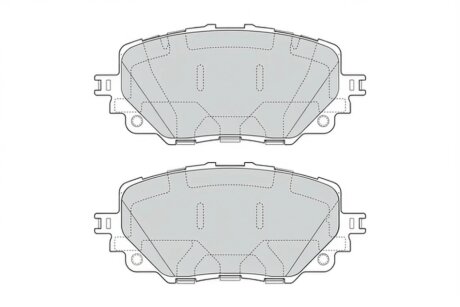 Колодки гальмівні дискові (комплект 4 шт) ПЕРЕДН MAZDA MX-5 IV (ND) 04/15- -ua FERODO FDB4873