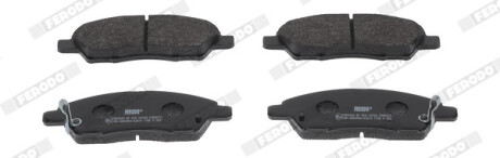 Колодки тормозные дисковые (комплект 4 шт.)) NISSAN ALMERA (N17) 11-;CUBE (Z12) 07-;MICRA IV (K13K) 10- FERODO FDB5273