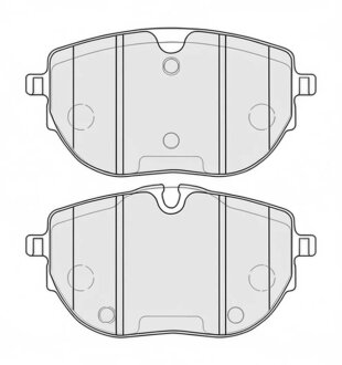 Колодки тормозные дисковые (комплект 4 шт.)) FERODO FDB5350
