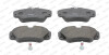 Колодки гальмівні дискові ПЕРЕДН OPEL OMEGA A 2.6I, 3.0 V6 24V 90-, OMEGA B 2.5I V6 24V 94-, SENATOR B -ua FERODO FDB686 (фото 1)