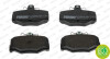Колодки тормозные дисковые ЗАДН NISSAN PRIMERA P10/11E ALL 98-, ALMERA/100А/120А/140А/CHERRY/PULSAR FERODO FDB707 (фото 1)