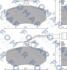 Колодки гальмівні дискові ПЕРЕДН AUDI 100, 100 QUATTRO, 200, 80, 80 QUATTRO, 90, 90 QUATTRO, CABRIO, -ua FOMAR FO 488681 (фото 1)