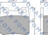 Колодки гальмівні дискові ЗАДН MB W201(190) 89-93,W124(E-CLASS) 93-95,W202(C CLASS) 93-,W210(E CLASS -ua FOMAR FO 639281 (фото 1)
