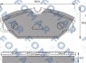 Колодки тормозные дисковые передние MEGANE 99- FOMAR FO 688981 (фото 1)