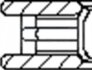 Кільця поршневі (1CYL) SMART 66.5 (1.2/1.5/2.5) M160.910 ->05.04 -ua FRECCIA FR10-125100 (фото 2)