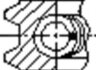 Кільця поршневі (1CYL) OPEL 79.0 (2/2/3) A17DT/A17DTI/A17DTJ/A17DTL/A17DTR/Z17DT/Z17DT/Z17DTJ/Z17D -ua FRECCIA FR10-350700 (фото 3)