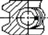 Кольца поршневые (1CYL) SKODA 75.5 (1.5/1.5/3) 1.3 135/136/781.135 FRECCIA FR10-420700 (фото 3)