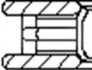Кільця поршневі (1CYL) VAG 76.5 (1.2/1.2/2) BCA/BKR/BKY/BUD/BXW/CDDA/CGGA/CGGB/CLPA FRECCIA FR10-509600 (фото 3)