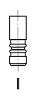 Клапан двигателя IN VW 1.7SDI/1.9SDI AKW/AEY/AQM 36X7X96.5 FRECCIA R4946/S