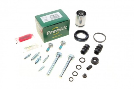 Ремкомплект супорта (заднього) VW Caddy 03- (d=38mm) (Lucas) (+поршень/направляюча) UA63 FRENKIT 738106