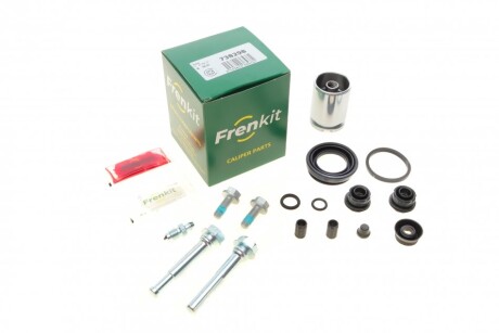 Ремкомплект супорта (заднього) VW Passat 2.5 11- (d=38mm) (+поршень/направляюча) (Trw) UA63 FRENKIT 738298
