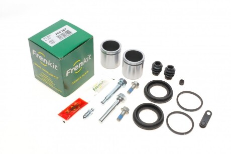 Ремкомплект супорта (переднього) Opel Antara 06- (d=45mm)(Mando)(+2 поршня/направл)SuperKit (opt-om) FRENKIT 745287