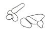 Прокладка корпуса фільтра масляного (к-кт) BMW X5 (E53/E70) 3.0 d (M57) 03-10 (opt-om) GAZO GZ-A2416 (фото 1)