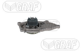 Помпа води Audi Q5 2.0TFSI 17-/VW Jetta 1.8TSI 14-16/Tiguan Allspace 2.0TSI 17- (29z) (B/B) (7 лоп UA63 GRAF PA1367