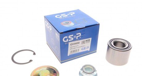 Подшипник ступицы (задний) Renault Clio 12- (25x55x43) UA63 GSP GK6658