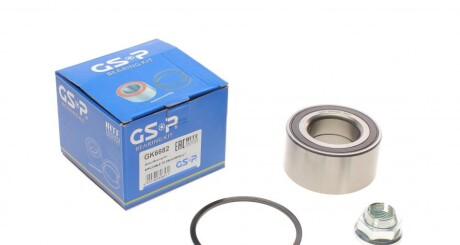 Підшипник маточини (передньої) Renault Megane III/Fluence 08- (42x80x39) (+ABS) UA63 GSP GK6682